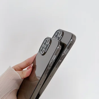 Противоударный Силиконовый Бампер Прозрачный Чехол Для Телефона Xiaomi Redmi Note 13 12 11 10 Роскошная Защита Объектива От Падения Прозрачная Крышка - Изображение 2  